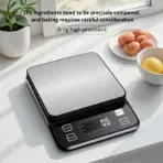 3/5/10kg 0.1g Digital Electronic Kitchen Scale LCD Display Fully Waterproof Stainless Steel Measuring Weighing Baking Tool - Image 4