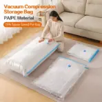 Vacuum Storage Bags With Valve Folding Compressed Space Saving Clothes Storage Big Size For Towel Cloth Blanket