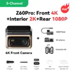 DDPAI Z60 Pro 4K Dash Cam Auto Dashcam Front GPS Car Camera for Dual SONY Sensor WiFi ADAS Night Vision DVR Video Recorder - Image 9