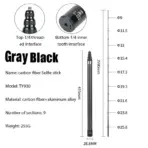 Carbon Fiber Invisible Extended Edition Selfie Stick Stand For Insta360 X3 GO3 Action 4 300CM For DJI GoPro Camera Selfie Sticks - Image 7